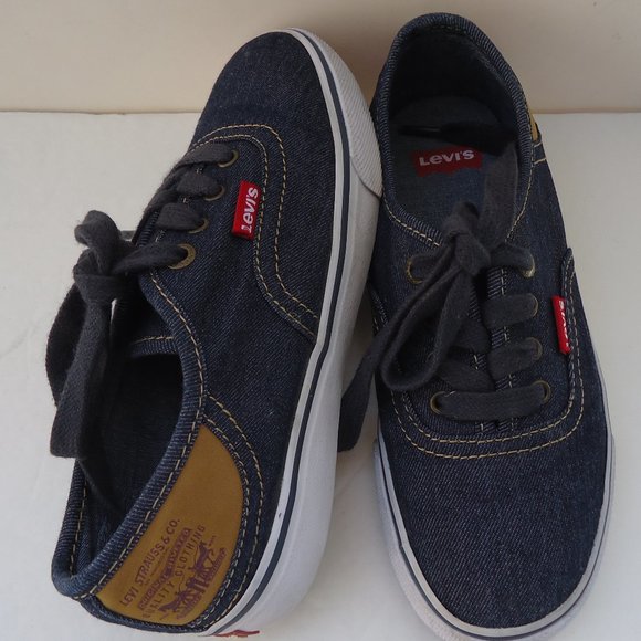 SIZE LEVI'S denim canvas low top sneaker